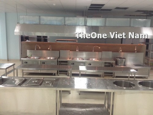 lắp đặt bếp công nghiệp inox tại Thái Bình