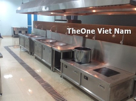 Lắp bếp công nghiệp inox tại Hà Nội, Hải phòng, Quảng Ninh, Bắc Ninh....